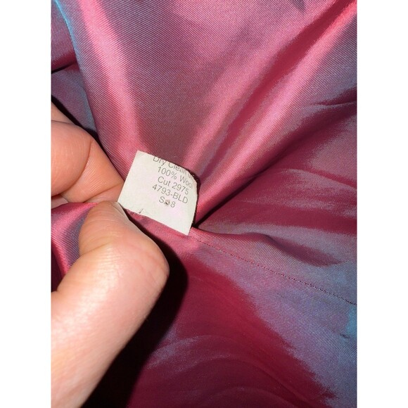 Vintage Emil Rutenburg 100% Wool Pink Peacoat size 8 - Picture 6 of 7